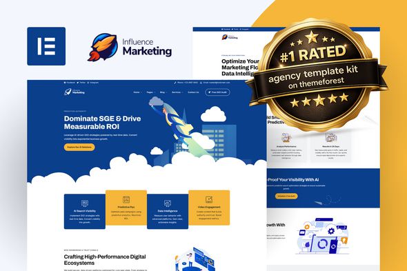 Influence Marketing - SEO & Digital Agency Template Kit