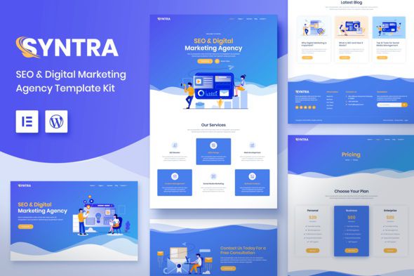 SYNTRA – SEO & Digital Marketing Agency Template Kit 1 SYNTRA – SEO & Digital Marketing Agency Template Kit