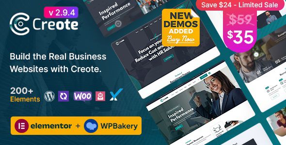 Creote v3.0 - Corporate & Consulting Business WordPress Theme