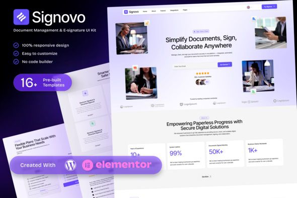 https://themeforest.net/item/signovo-document-management-esignature-saas-platform-elementor-template-kit/58892210