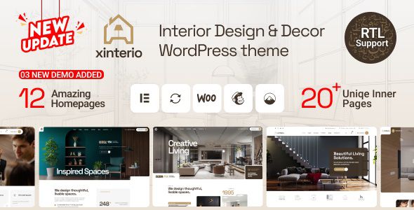 Xinterio - Interior Design WordPress Theme