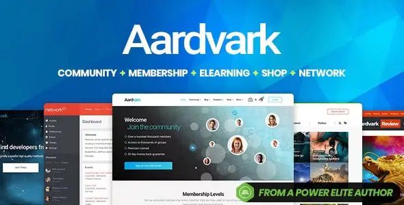 Aardvark – Membership & BuddyPress WordPress Theme